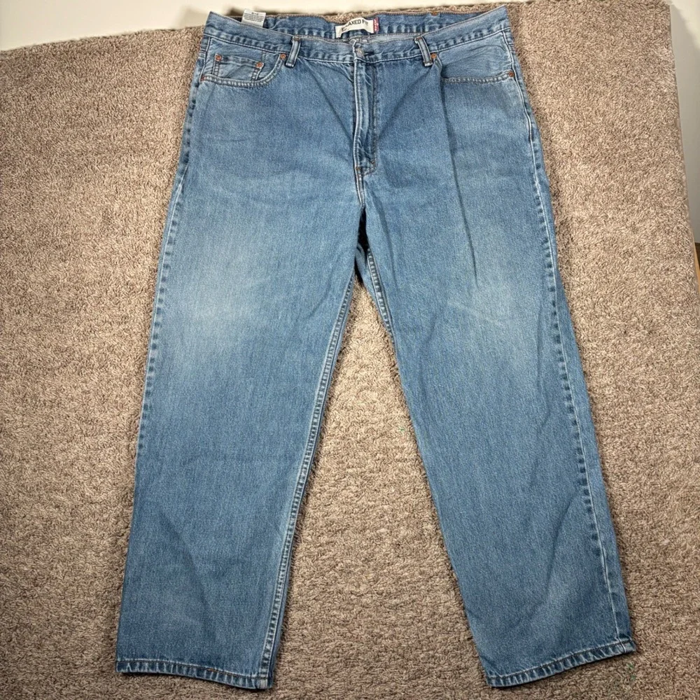 Levis 550 Relaxed Fit Jeans Mens 44x30 (Fits 42x30) Tapered Leg Denim